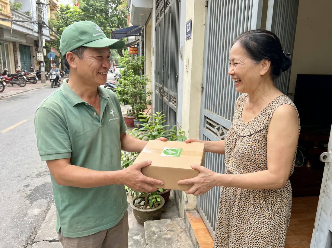Nhân viên giao hàng